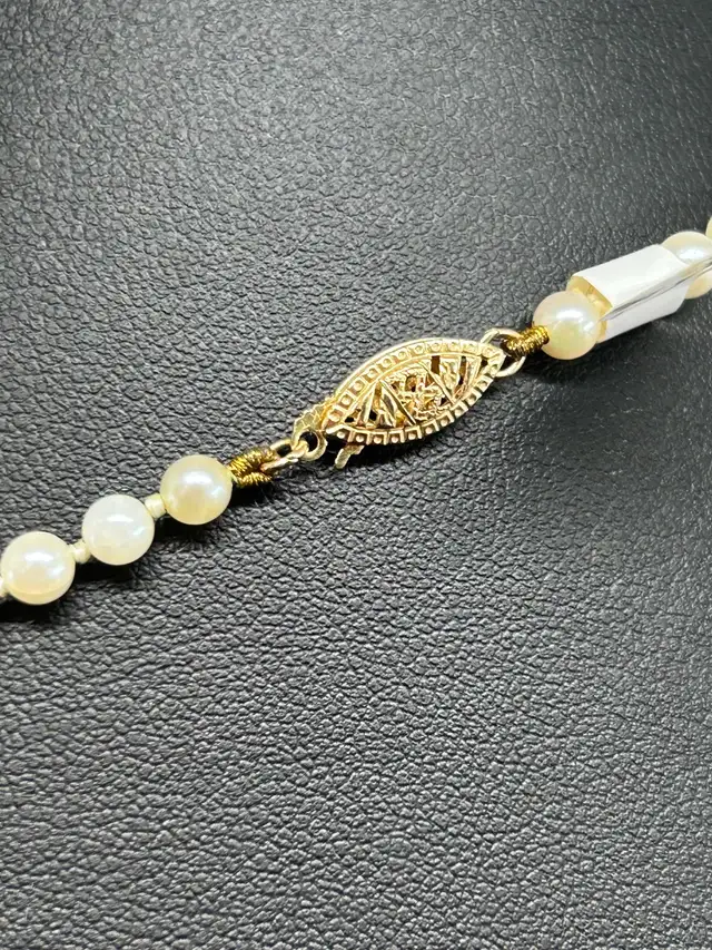 Birks 14k Pearl Strand graduated Necklace 20" - Photo 4