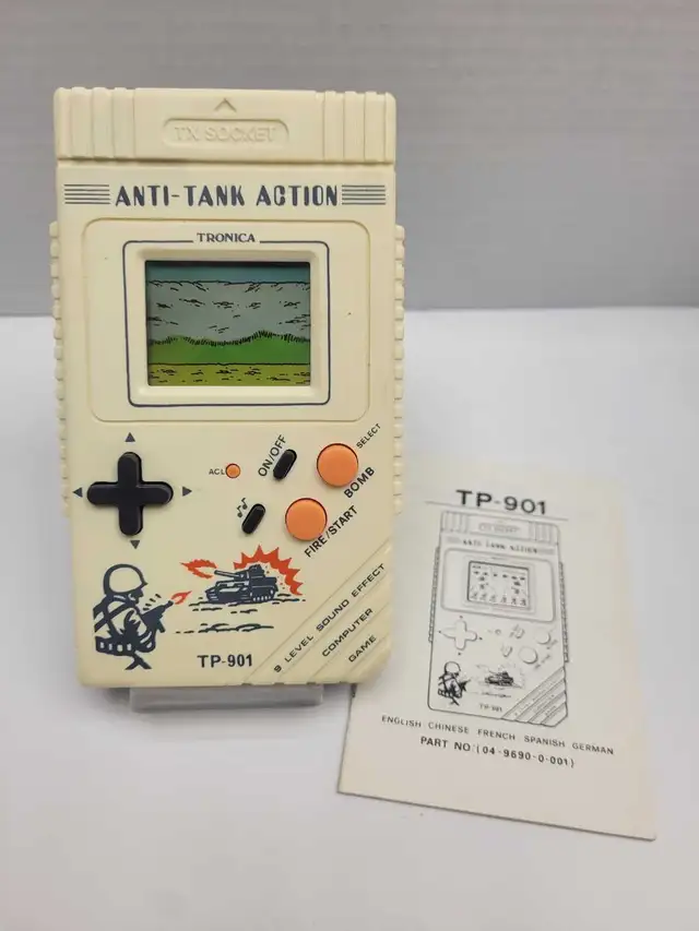 Tronica Anti-Tank Action Handheld LCD Game TP-901