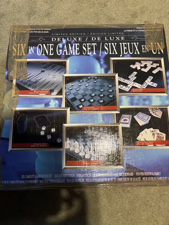 6-in-1 Chess/Game Set $25 - Photo 3