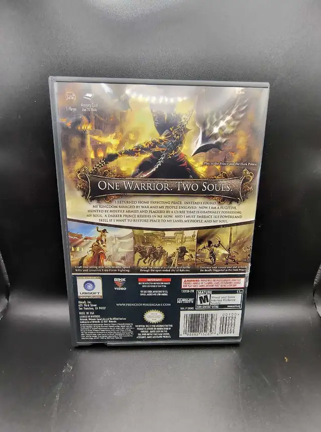 NINTENDO GAMECUBE PRINCE OF PERSIA THE TWO THRONES W/MANUAL - Photo 2