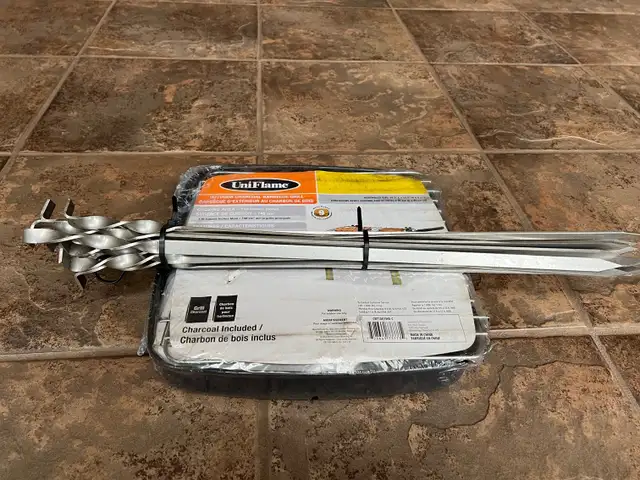 PORTABLE GAS STOVE   Outdoor Charcoal Barbecue Grill   SKEWERS - Photo 2