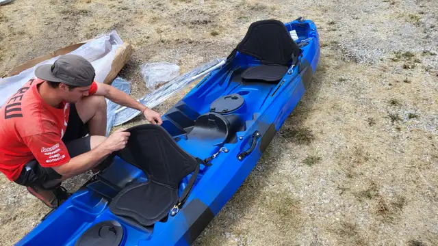 5 KAYAKS BLOWOUT SALE NEW 12 FT DOUBLE  SIT ON TOP WITH DRAINS