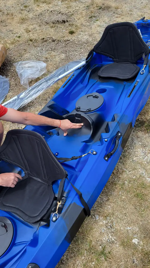 5 KAYAKS BLOWOUT SALE NEW 12 FT DOUBLE  SIT ON TOP WITH DRAINS - Photo 3