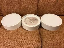 2 Light Flush Mount Ceiling Light Fixture  3 pieces