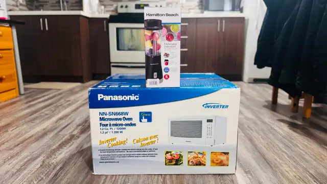 Brand new Panasonic microwave with free Mixer
