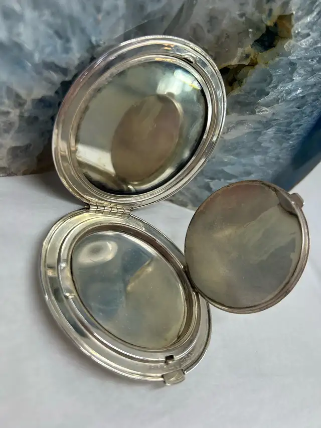 Birks Sterling Silver Compact 3" 98.5G - Photo 2