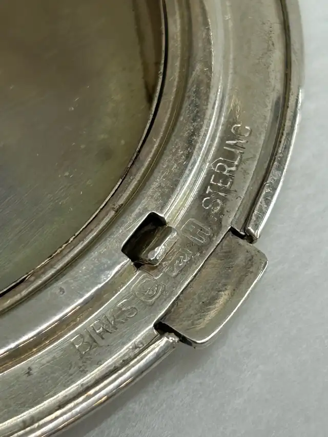 Birks Sterling Silver Compact 3" 98.5G - Photo 7