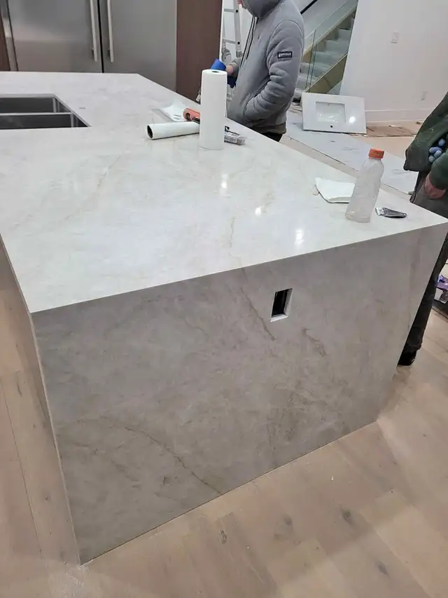 Taj Mahal quartz countertops - 647-493-4330