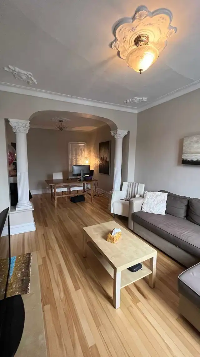 5 1/2 rénové, Plateau, 3ième étage, bois franc, Fabre - Laurier - Photo 2