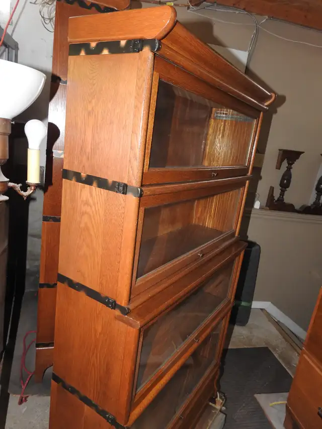 Antique barrister bookcase (step back) made by Macey - Photo 2