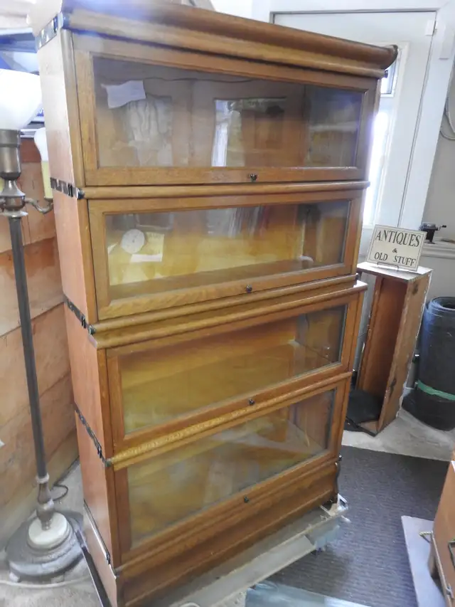 Antique barrister bookcase (step back) made by Macey - Photo 4