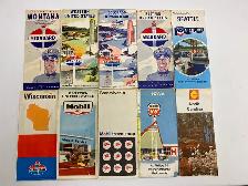 Vintage Road Maps (10) Standard Oil, Mobil, Phillips 66, Shell