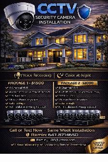 CCTV Camera Installation | Alarm System | Security Cameras