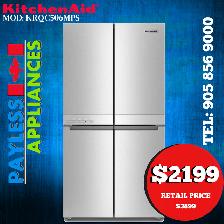 Kitchenaid KBSN708MPS 48' Side by Side Counter Depth Refrigerato