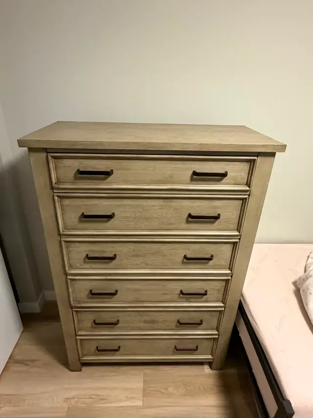 Wood Chest Dresser w/ 6 Drawers (Not Particle Board) - Photo 2