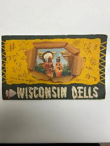 Wisconsin Dells Vintage 1950 Travel Guide, Vacation picture book