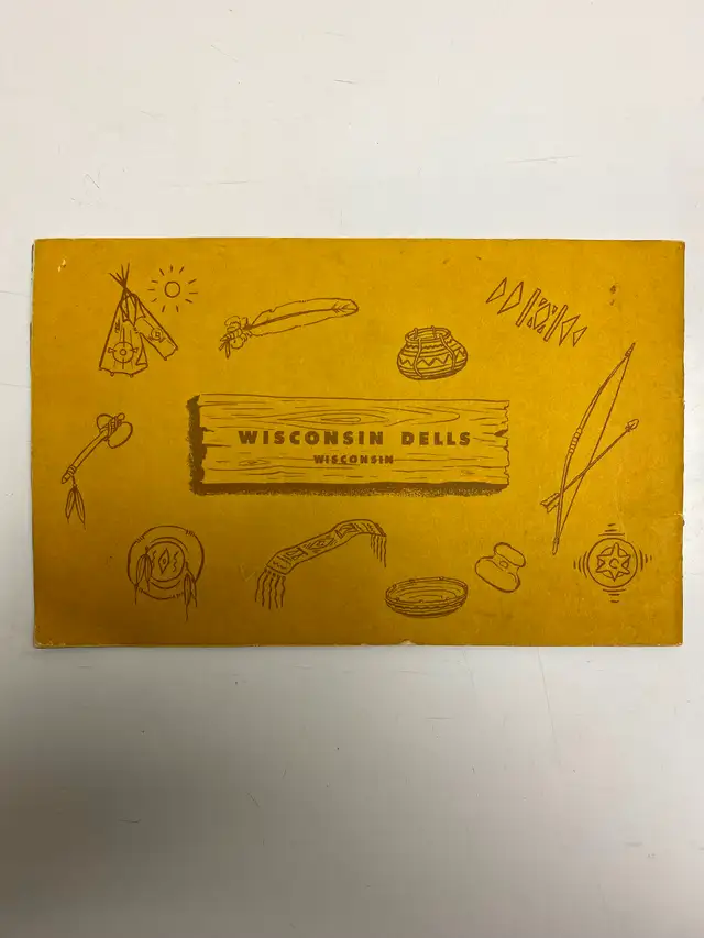 Wisconsin Dells Vintage 1950 Travel Guide, Vacation picture book - Photo 2