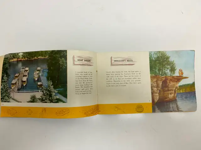 Wisconsin Dells Vintage 1950 Travel Guide, Vacation picture book - Photo 4