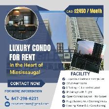 Luxury Condo for Rent in the Heart of Mississauga!