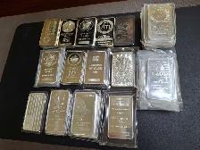 10 oz Silver Bars near spot
