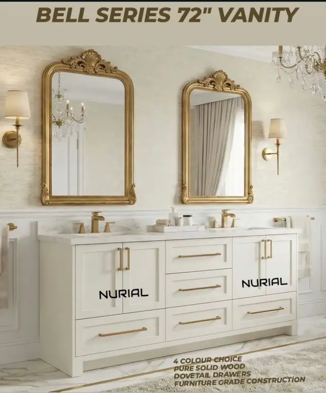 vinyl flooring’s porcelain tiles solid wood vanity Led lights - Photo 6