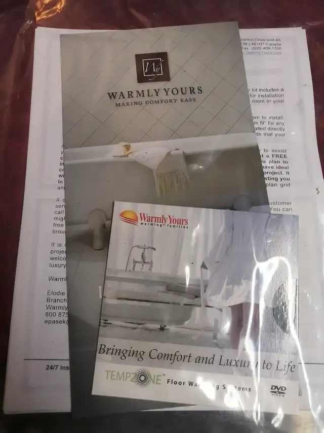 DS floor warming kit 120 volts from warmly - Photo 5