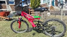 mountain bikes