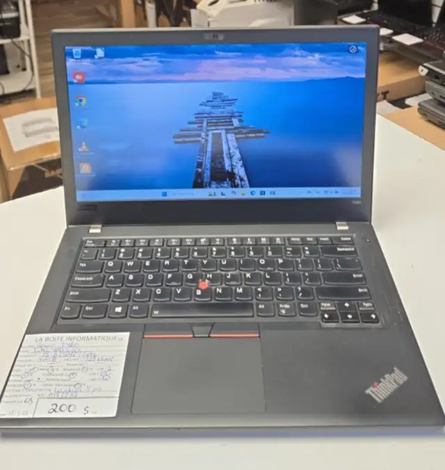 Laptop Lenovo ThinkPad T480 14" Intel i5-8350U 8Go DDR4 SSD 128G - Photo 3