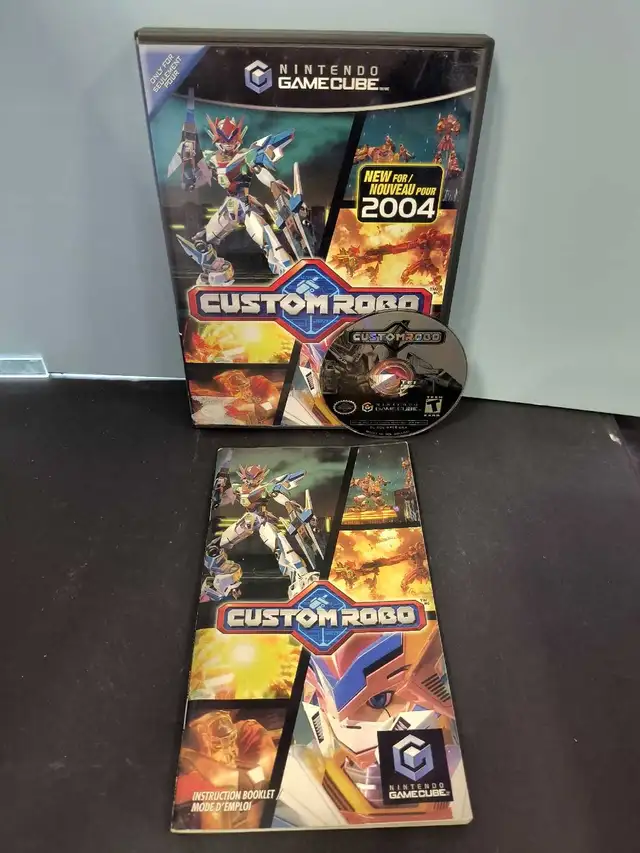 NINTENDO GAMECUBE CUSTOM ROBO W/MANUAL