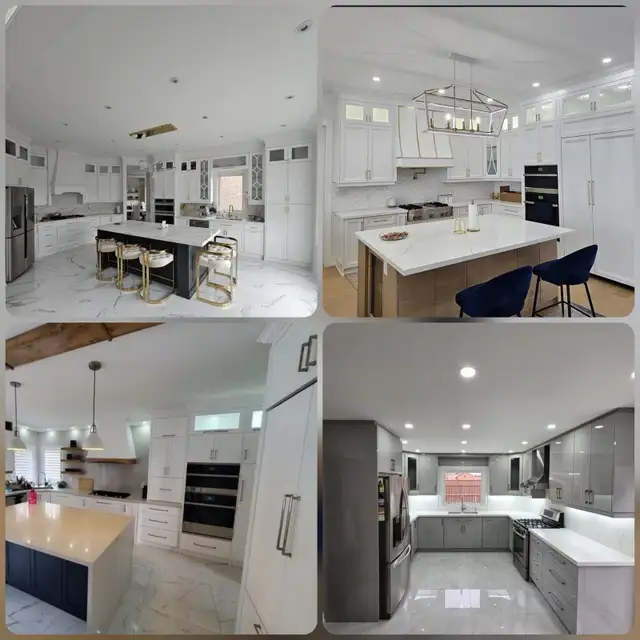 custom vanity kitchen cabinets quartz countertops - Photo 9