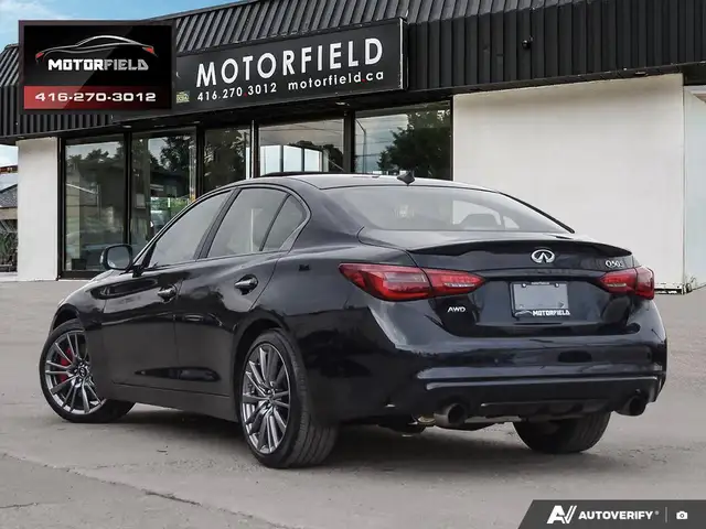 2021 Infiniti Q50 Red Sport I-LINE ProACTIVE 400HP AWD 1-Owner - Photo 4