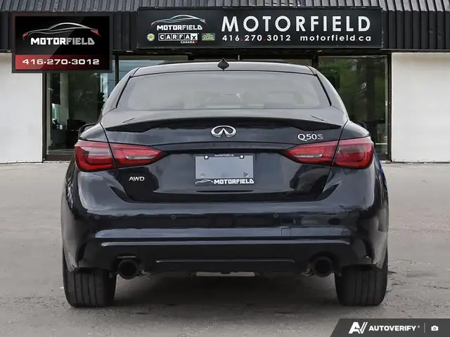 2021 Infiniti Q50 Red Sport I-LINE ProACTIVE 400HP AWD 1-Owner - Photo 5