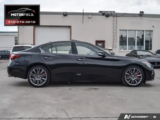 2021 Infiniti Q50 Red Sport I-LINE ProACTIVE 400HP AWD 1-Owner - Photo 6
