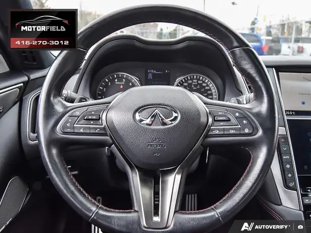 2021 Infiniti Q50 Red Sport I-LINE ProACTIVE 400HP AWD 1-Owner - Photo 11