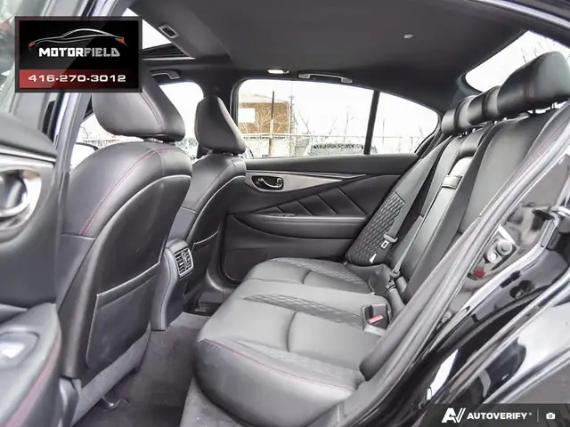 2021 Infiniti Q50 Red Sport I-LINE ProACTIVE 400HP AWD 1-Owner - Photo 21