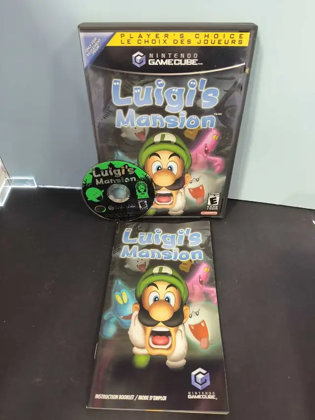 NINTENDO GAMECUBE LUIGI'S MANSION W/MANUAL