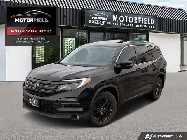 2017 Honda Pilot EX-L AWD w/ RES Accident Free, 8 Pass, DVD