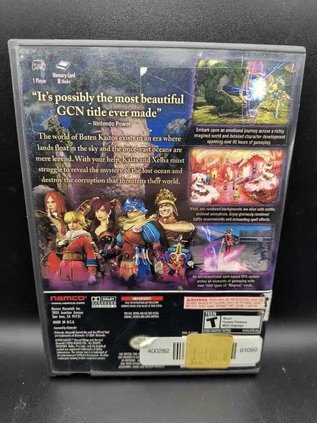 NINTENDO GAMECUBE BATEN KAITOS ETERNAL WINGS AND THE LOST OCEAN - Photo 2