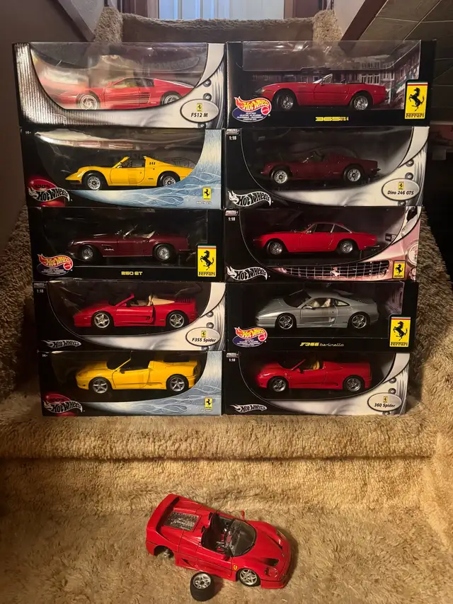 11 - 1:18 DIECAST FERRARIS - 60  1:18 Diecast Cars & Trucks !