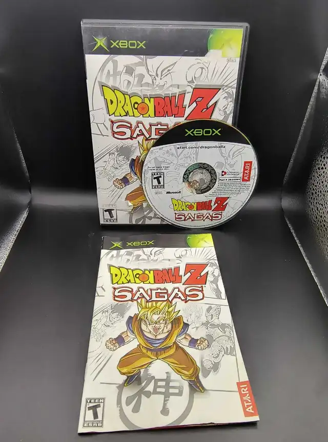 XBOX DRAGONBALL Z SAGAS W/MANUAL