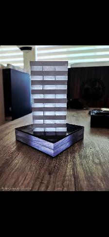 Custom Hand-Crafted Luxe Acrylic Stacking Game