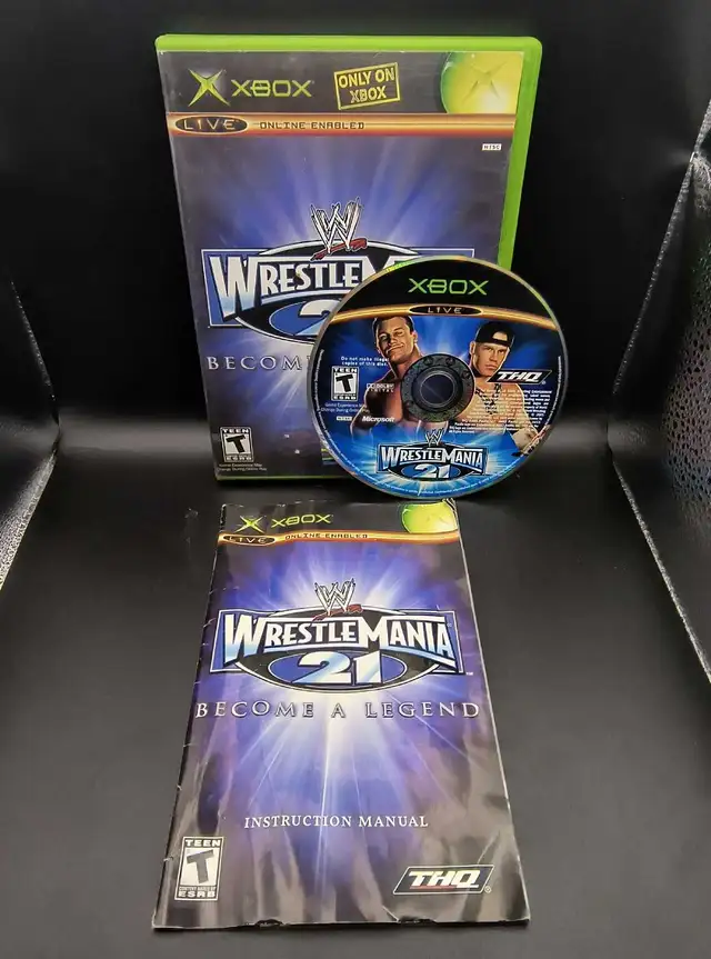 XBOX WWE WRESTLEMANIA 21 W/MANUAL
