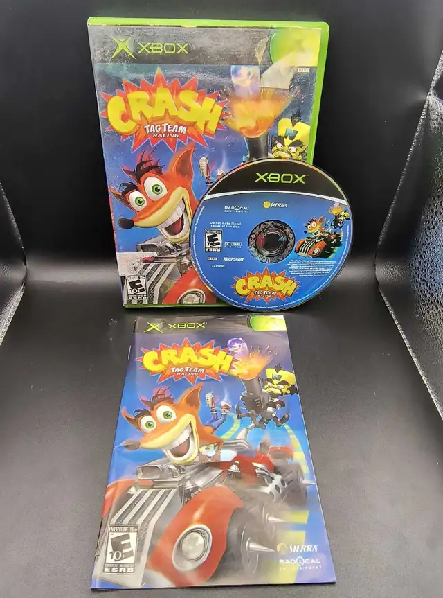 XBOX CRASH TAG TEAM RACING W/MANUAL