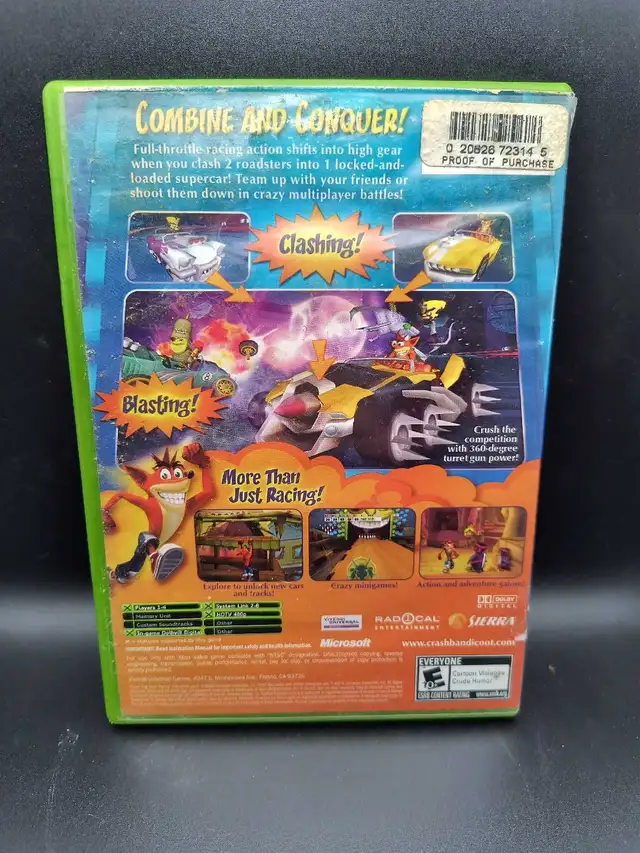 XBOX CRASH TAG TEAM RACING W/MANUAL - Photo 2