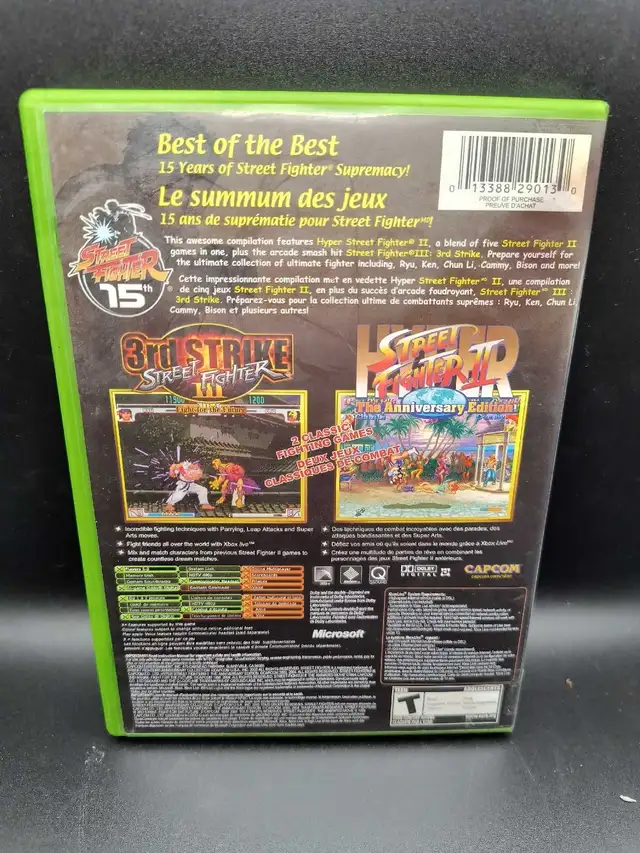 XBOX STREET FIGHTER ANNIVERSARY COLLECTION W/MANUAL - Photo 2
