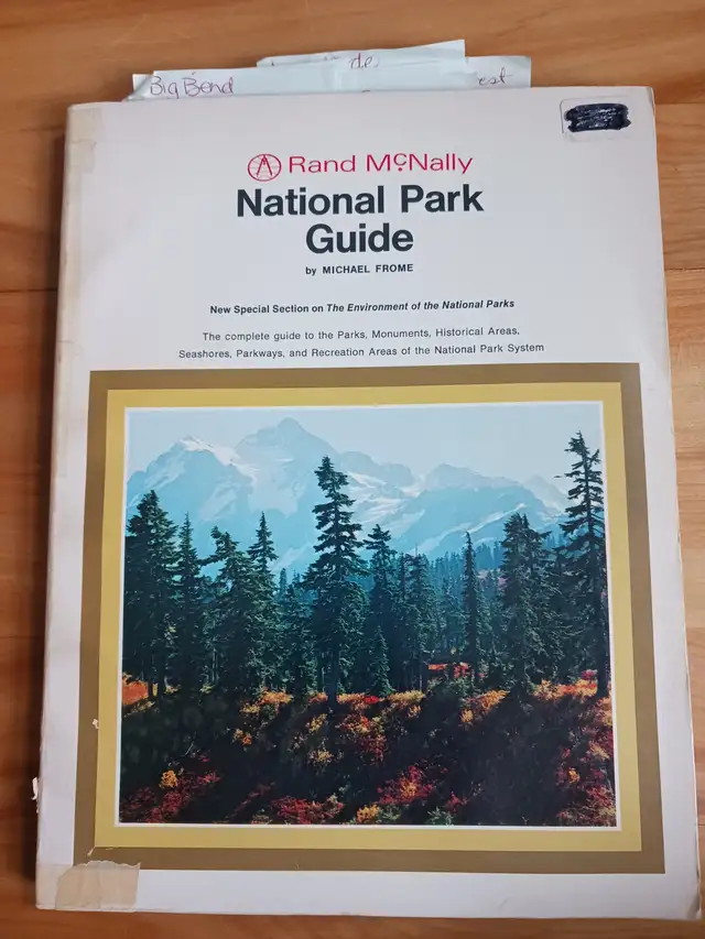LIVRE NATIONAL PARK GUIDE LIVRAISON GRATUITE