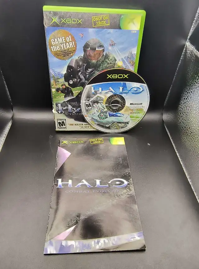 XBOX HALO COMBAT EVOLVED W/MANUAL