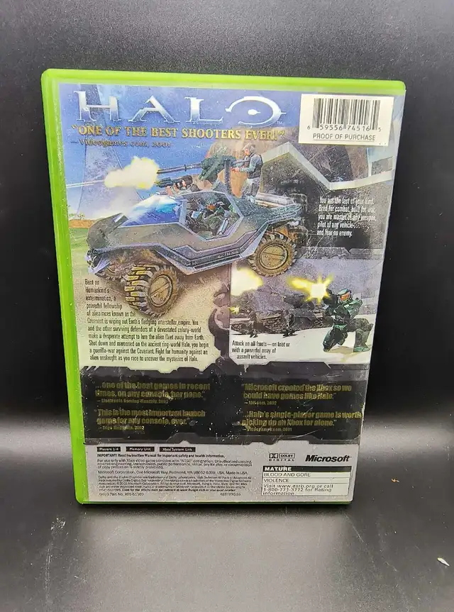 XBOX HALO COMBAT EVOLVED W/MANUAL - Photo 2