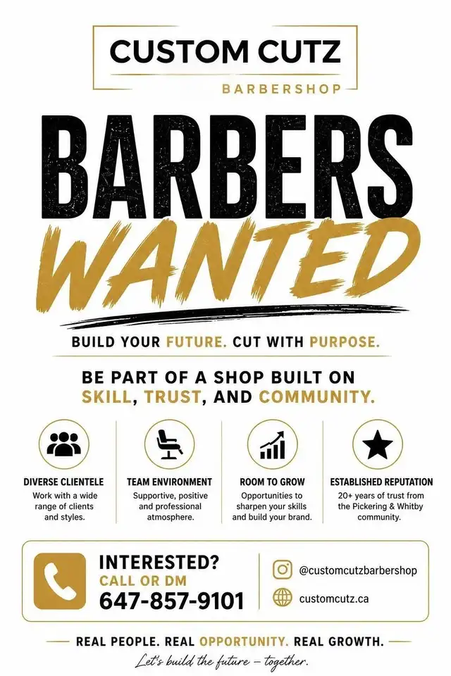 Barbers — if you’re serious about your craft, read this.