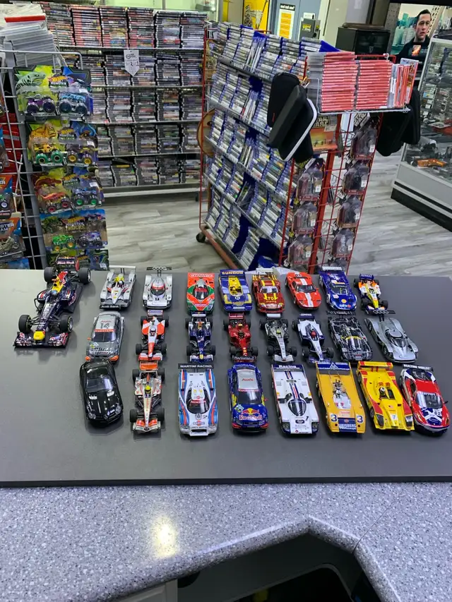 Variety of 1:43 and 1/18 Slot Cars (Hornby, Carrera, Scal
